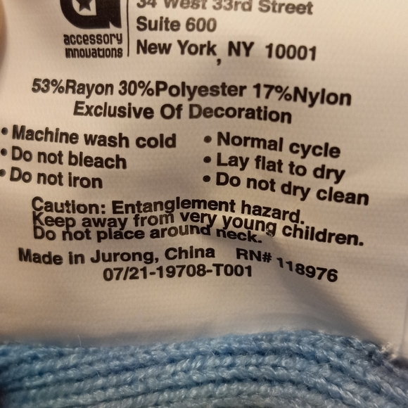 NWOT Space Jam A New Legacy SCARF. Cool Tie Dye with Fringe & Embroidered Logo - Picture 7 of 8